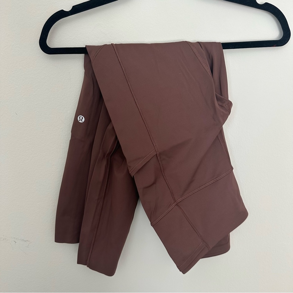 Lululemon Fast and Free Leggings Brown Size 8 NWOT